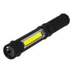 Casa si Gradina/Corpuri si surse de iluminat/Iluminat exterior/Lanterne - Lanterna led cob, abs, 16.5cm, magnetica si cu clips, baterii incluse - Infinity.ro