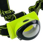 Casa si Gradina - Corpuri si surse de iluminat - Iluminat exterior - Lanterne - Lanterna cap led, 220 lumens, reglabila, verde lime/negru, 7 x 4 x 5cm - Infinity.ro