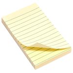 Carti si Birotica - Papetarie - Notite autoadezive - Notite adezive, galbene cu dungi, 7.6 x 12.7cm, 150 file - Infinity.ro
