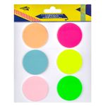 Carti si Birotica - Papetarie - Notite autoadezive - Notite adezive rotunde, multicolor, plastic, 4.5cm, set 150 file - Infinity.ro