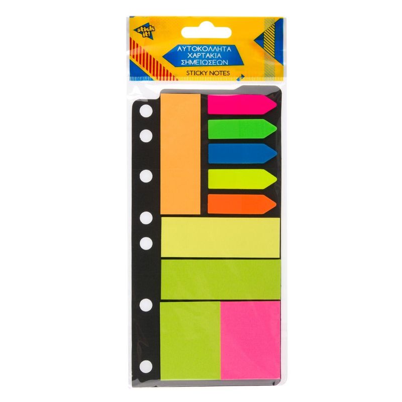 Carti si Birotica - Papetarie - Notite autoadezive - Set notite adezive, diverse forme, multicolor, 250 foi - Infinity.ro