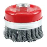 Casa si Gradina - Constructii - Scule electrice si accesorii - Accesorii polizare si slefuire - Perie cupa din sarma cu toroane 65 mm Vorel 06974 - Infinity.ro