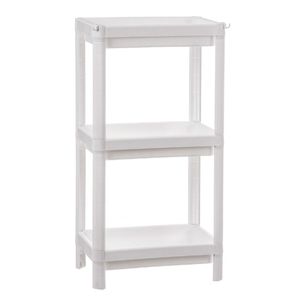 Raft de Baie Ballete Alb Plastic 35,5 x 23 x 75 cm