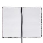 Carti si Birotica - Papetarie - Agende si calendare - Agende si carnete - Carnet notite a5, modele croco, 80 file, coperta pu moale, negru-argintiu - Infinity.ro