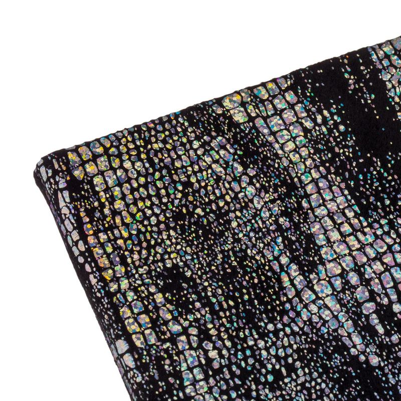 Carti si Birotica - Papetarie - Agende si calendare - Agende si carnete - Carnet notite a5, modele croco, 80 file, coperta pu moale, negru-argintiu - Infinity.ro