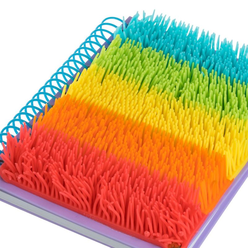 Carti si Birotica - Papetarie - Agende si calendare - Agende si carnete - Carnet notite a5, model iarba 3d, coperta dura, 80 file, multicolor - Infinity.ro