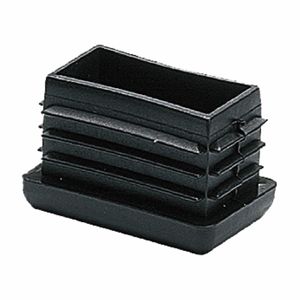 Inel de siguranţa/Mufa terminala Micel CNT04 Negru Polietilena Dreptunghiular 25 x 40 x 22 mm (25 Unitati)