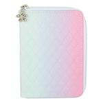 Carti si Birotica - Papetarie - Agende si calendare - Agende si carnete - Carnet notite a6, model matlasat, moale, multicolor, 80 file, fermoar - Infinity.ro