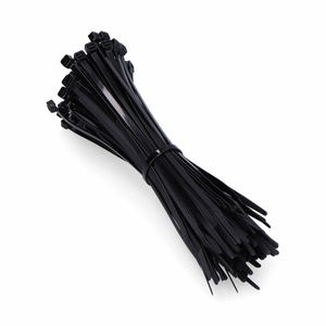 Brida Nailon Fischer UBN Negru 35 cm (100 Unitati)