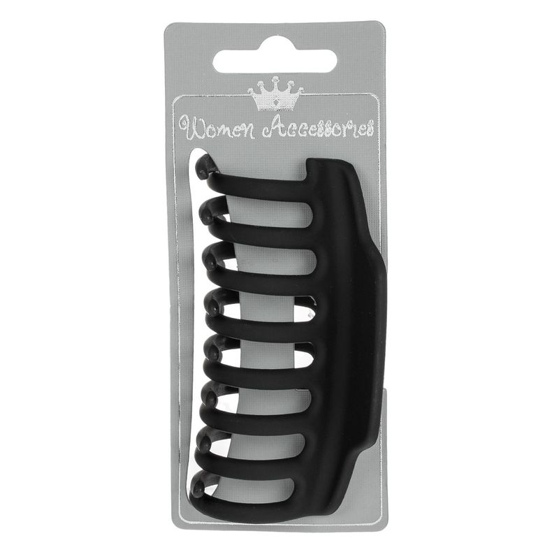 Fashion, accesorii si bijuterii - Femei - Accesorii femei - Accesorii pentru par femei - Clama par, model cleste, negru, 10cm, plastic - Infinity.ro