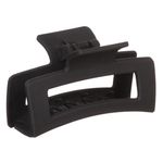 Fashion, accesorii si bijuterii - Femei - Accesorii femei - Accesorii pentru par femei - Clama par femei, model mat, culoare negru, dimensiuni 8.5 x 4.3 cm, plastic - Infinity.ro