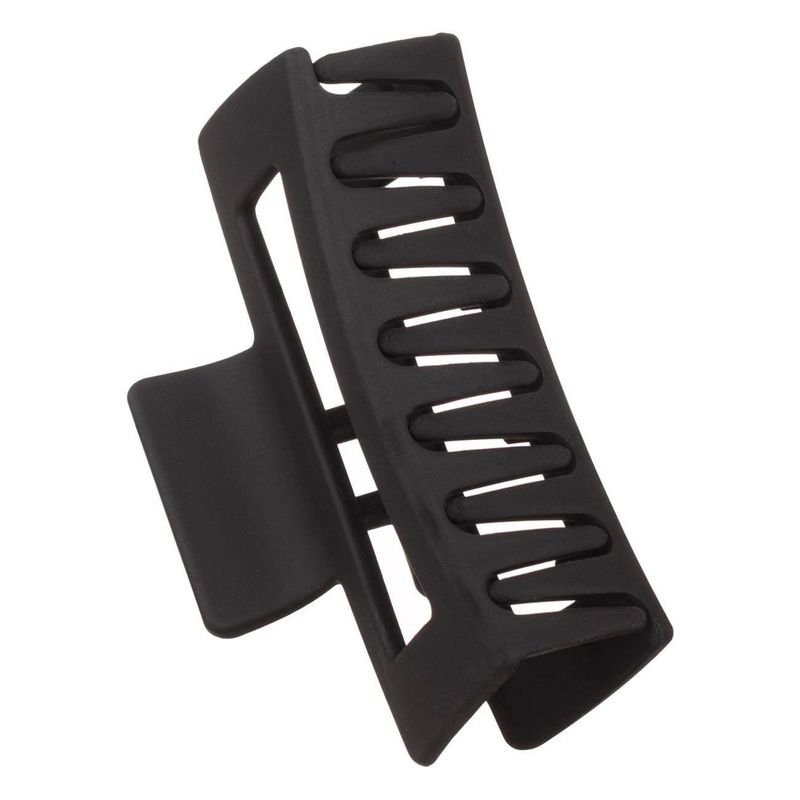 Fashion, accesorii si bijuterii - Femei - Accesorii femei - Accesorii pentru par femei - Clama par femei, model mat, culoare negru, dimensiuni 8.5 x 4.3 cm, plastic - Infinity.ro