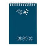 Carti si Birotica - Papetarie - Agende si calendare - Agende si carnete - Carnetel notite, office style, spirala, 50 file, dimensiuni 9.5 x 14 cm, set 3 bucati, albastru - Infinity.ro