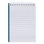 Carti si Birotica - Papetarie - Agende si calendare - Agende si carnete - Carnetel notite, office style, spirala, 50 file, dimensiuni 9.5 x 14 cm, set 3 bucati, albastru - Infinity.ro
