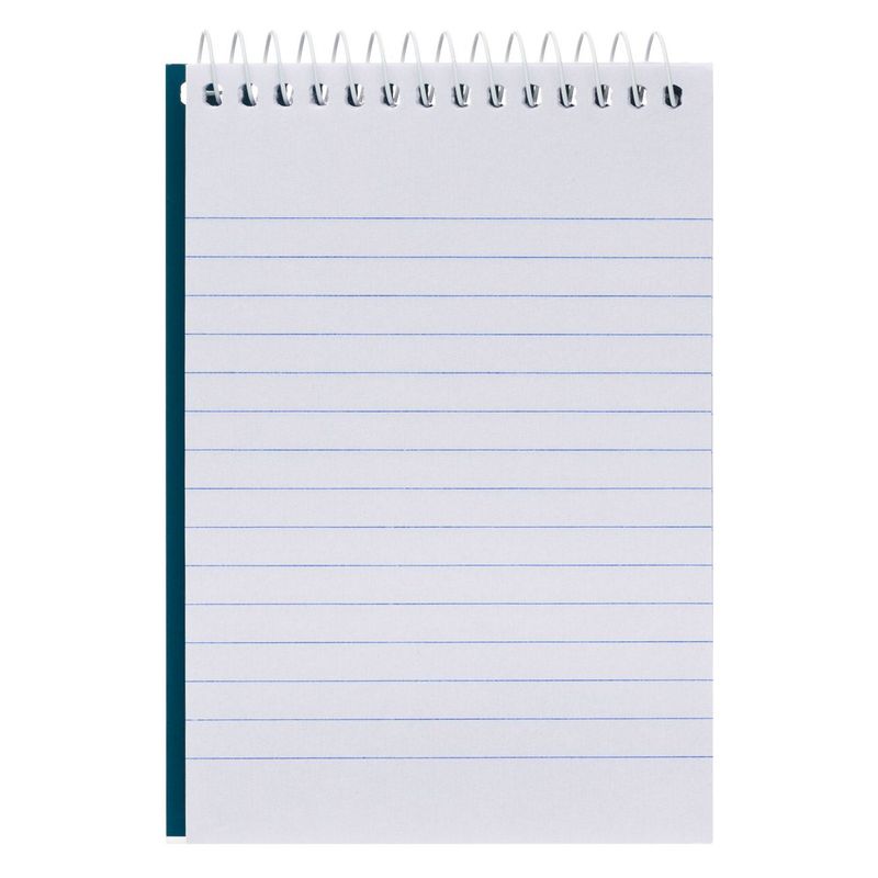 Carti si Birotica - Papetarie - Agende si calendare - Agende si carnete - Carnetel notite, office style, spirala, 50 file, dimensiuni 9.5 x 14 cm, set 3 bucati, albastru - Infinity.ro