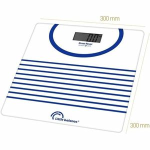 Cantar Digital de Baie Little Balance 8655 Albastru/Alb 180 kg