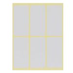 Carti si Birotica - Rechizite - Alte accesorii scolare - Etichete autocolante, set 60 bucati, dimensiuni 5 x 2.5cm, culoare alba - Infinity.ro