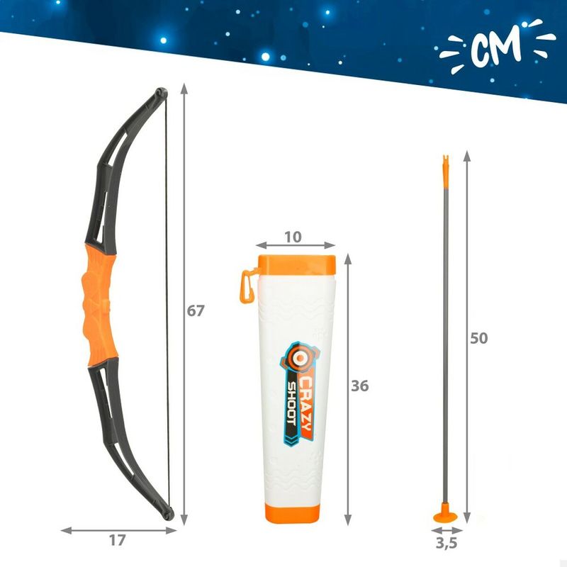 Jucarii, Copii si Bebe - Jucarii si jocuri - Jucarii de rol - Arme de jucarie - Set de tir cu tinta Colorbaby 6 Unitati - Infinity.ro