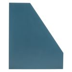 Carti si Birotica - Birotica - Accesorii de birou - Suporturi accesorii birou - Suport dosare plastic, organizator birou, culoare petrol, dimensiuni 26.5 x 9.6 x 32cm - Infinity.ro