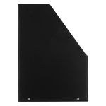 Carti si Birotica - Birotica - Accesorii de birou - Suporturi accesorii birou - Suport documente carton, model negru, 23 x 8 x 33cm, suport metalic pentru etichete - Infinity.ro