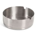 Casa si Gradina - Decoratiuni - Obiecte decorative - Scrumiere - Scrumiera metalica, rotunda, argintie, 10cm - Infinity.ro