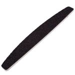 Ingrijire personala si Cosmetice - Manichiura si pedichiura - Pile cosmetice - Pila de unghii profesionala, 18 x0.5 cm, duritate 100/180, negru - Infinity.ro