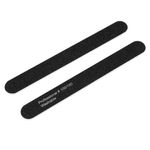 Ingrijire personala si Cosmetice - Manichiura si pedichiura - Pile cosmetice - Pile de unghii profesionale, lavabile, negru, 100/180, set 2 bucati - Infinity.ro