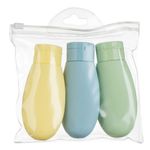 Sport si Outdoor - Articole de voiaj - Accesorii articole de voiaj - Set sticle calatorie, model pastel, capacitate 60ml, multicolor, 3 bucati - Infinity.ro