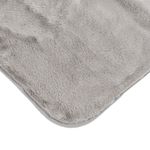 Casa si Gradina - Textile si covoare - Covoare - Covoare casa - Covoras decorativ de iarna, imitatie blana rabbit, taupe, 140x 60cm, antiderapant - Infinity.ro