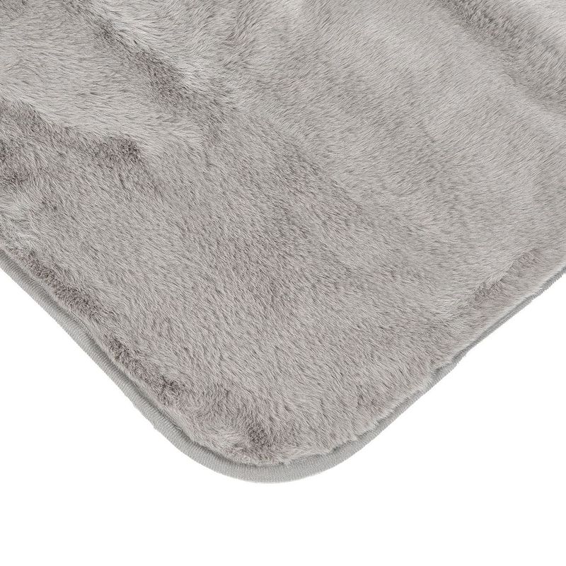 Casa si Gradina - Textile si covoare - Covoare - Covoare casa - Covoras decorativ de iarna, imitatie blana rabbit, taupe, 140x 60cm, antiderapant - Infinity.ro