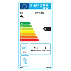 Termos Electric Lin LIFVD2 30L biały 30 L