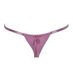 Fashion, accesorii si bijuterii - Femei - Lenjerie si pijamale femei - Lenjerie intima femei - Chiloti dama, model string, culoare rosie zmeuriu, dantela, benzi elastice ajustabile - Infinity.ro