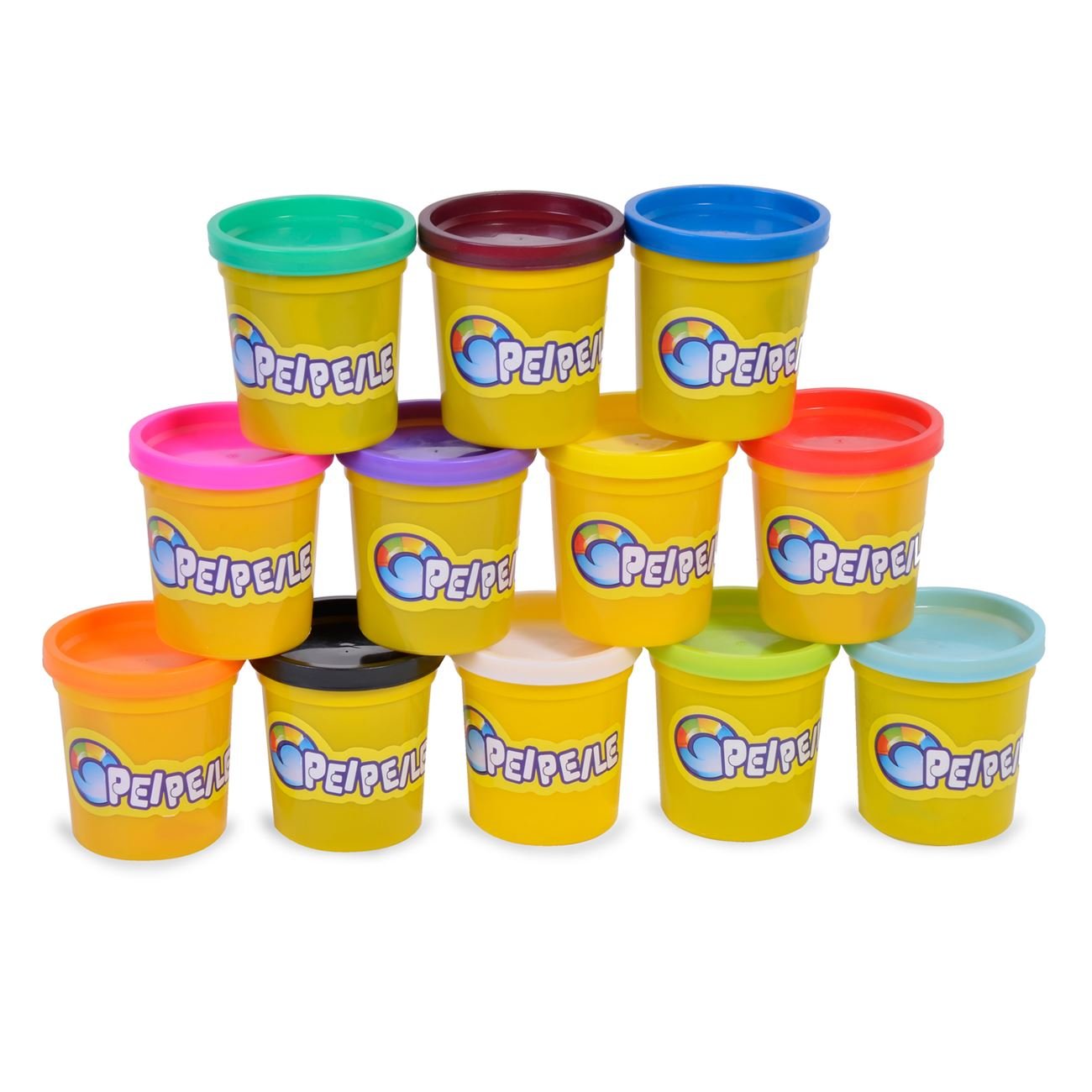 Set plastilina, multicolor, 12 bucati, capacitate 85g