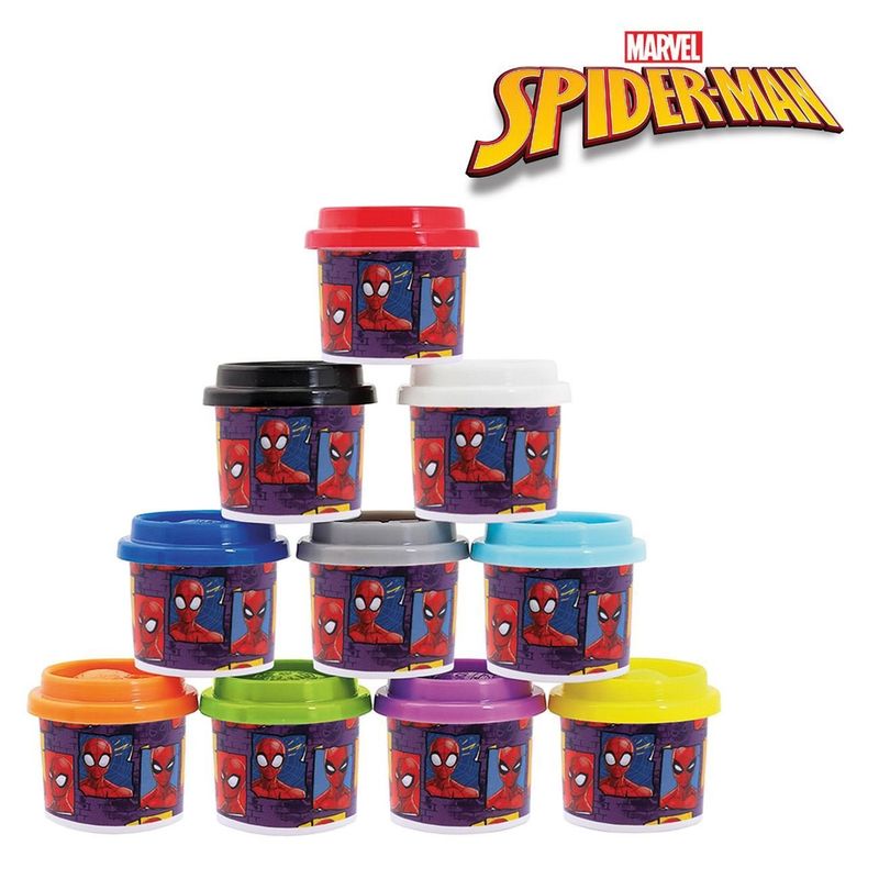 Carti si Birotica - Rechizite - Plastilina - Plastilina set, as, disney spiderman, 10 recipiente, capac forma, capacitate 280g, multicolor - Infinity.ro