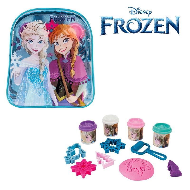 Carti si Birotica - Rechizite - Plastilina - Plastilina set disney frozen, 4 recipiente, 5 accesorii, capacitate 200g, multicolor - Infinity.ro