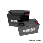 Jucarii, Copii si Bebe - Jucarii si jocuri - Jucarii de exterior - Masinute si vehicule pentru copii - Baterie electrica fara intretinere HECHT 548000066, Pb-acid, 12 V, 12 Ah, 151x98x96 mm, pentru vehicule electrice copii - Infinity.ro