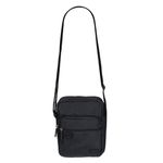 Sport si Outdoor - Echipament Sportiv - Accesorii echipament sportiv - Genti si borsete fitness - Borseta barbati urban, negru, dimensiuni 19.5 x 8 x 15 cm, poliester, curea reglabila - Infinity.ro