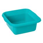 Market/Curatenie si intretinere casa/Produse menaj/Galeti si ligheane - Lighean plastic, verde marin, capacitate 14l, 38 x 38 x 14cm - Infinity.ro