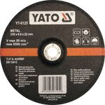 Casa si Gradina - Constructii - Scule electrice si accesorii - Accesorii polizare si slefuire - Disc slefuit metal 230 x 22 x 6 mm Yato YT-6125 - Infinity.ro