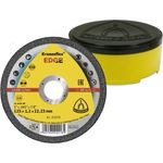 Casa si Gradina - Constructii - Scule electrice si accesorii - Accesorii polizare si slefuire - Disc de debitare EDGE 125x1.2x22.23mm pentru otel inoxidabil, otel, aluminiu, Klingspor 355379 - Infinity.ro