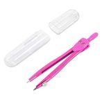 Carti si Birotica - Rechizite - Instrumente geometrice - Compas geometrie metalic, multicolor, husa transparenta - Infinity.ro