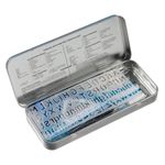 Carti si Birotica - Rechizite - Instrumente geometrice - Set geometrie, 10 piese, husa metalica, multicolor - Infinity.ro