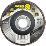 Casa si Gradina - Constructii - Scule electrice si accesorii - Accesorii polizare si slefuire - Disc lamelar abraziv P80 115 mm Vorel 07976 - Infinity.ro