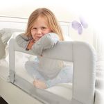 Casa si Gradina - Mobilier - Mobilier copii - Sisteme de siguranta - Bariera de protectie pat, honey baby, gri, 150x 40cm - Infinity.ro