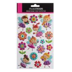 Casa si Gradina - Decoratiuni - Stickere decorative - Set autocolante decorative, 17 bucati, multicolor, zane, flori - Infinity.ro