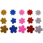 Casa si Gradina - Decoratiuni - Stickere decorative - Set autocolante spuma, flori, multicolor, glitter, 40 bucati - Infinity.ro