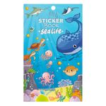 Casa si Gradina - Decoratiuni - Stickere decorative - Set autocolante marine, modele pesti si animale, 6 foi, multicolor - Infinity.ro