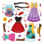 Casa si Gradina - Decoratiuni - Stickere decorative - Set autocolante dress up, sticker, 85 bucati, multicolor - Infinity.ro