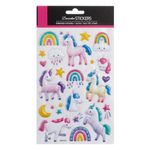 Casa si Gradina - Decoratiuni - Stickere decorative - Set autocolante decorative, model unicorni, multicolor, 26 bucati - Infinity.ro