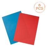 Carti si Birotica - Papetarie - Hartie si topuri - Hartie color si creponata - Set hartie canson, step by step, a4, 150gsm, rosu/albastru, 8 bucati - Infinity.ro